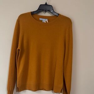 ANTONIO MELANI Amber Sweater. Size L. 100% cashmere round necks NWT